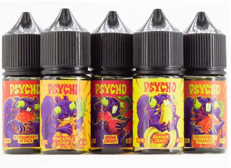 Жидкость CC Psycho salt 30мл (strawberry attack)