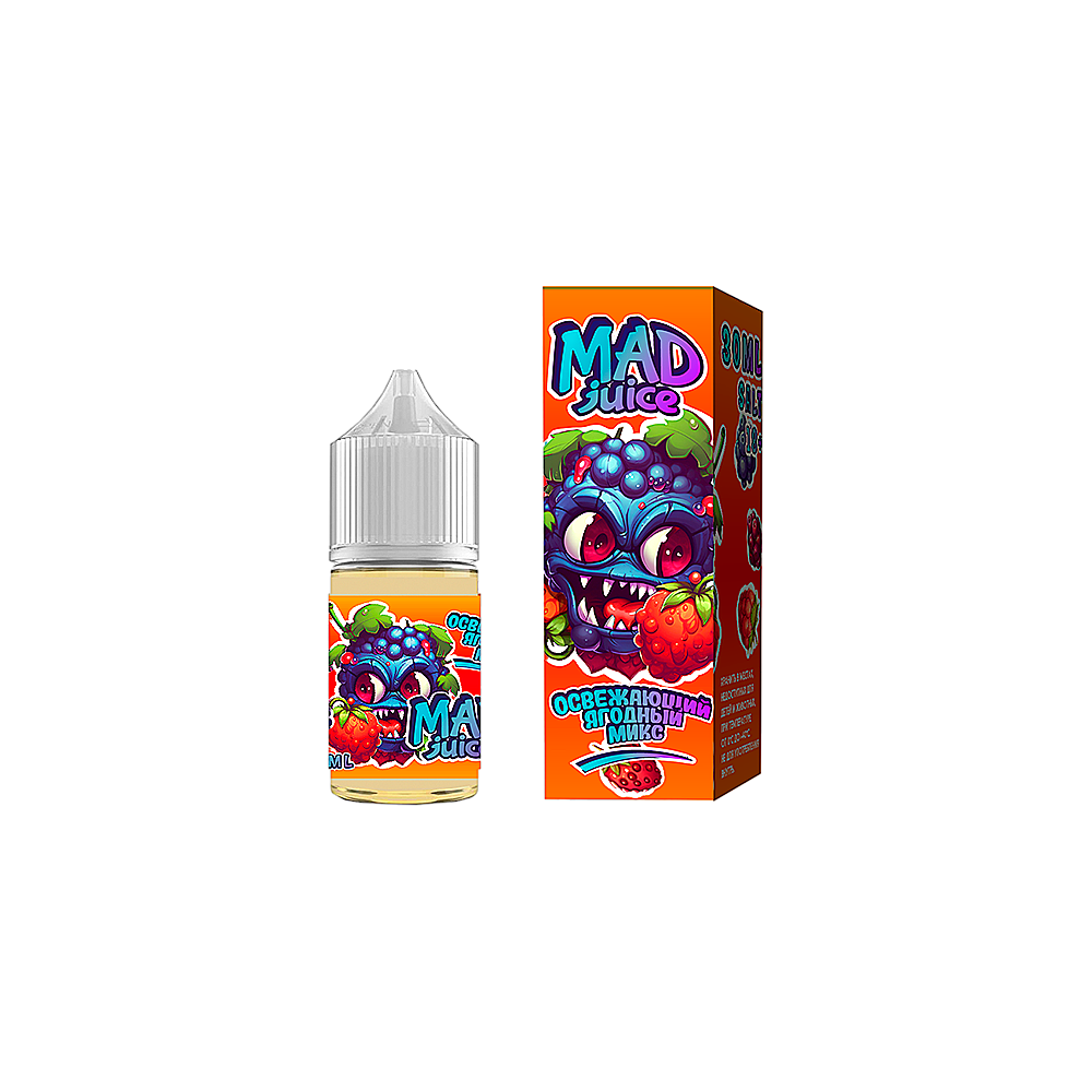 Mad Juice salt (refreshing berry mix) 20 hard M