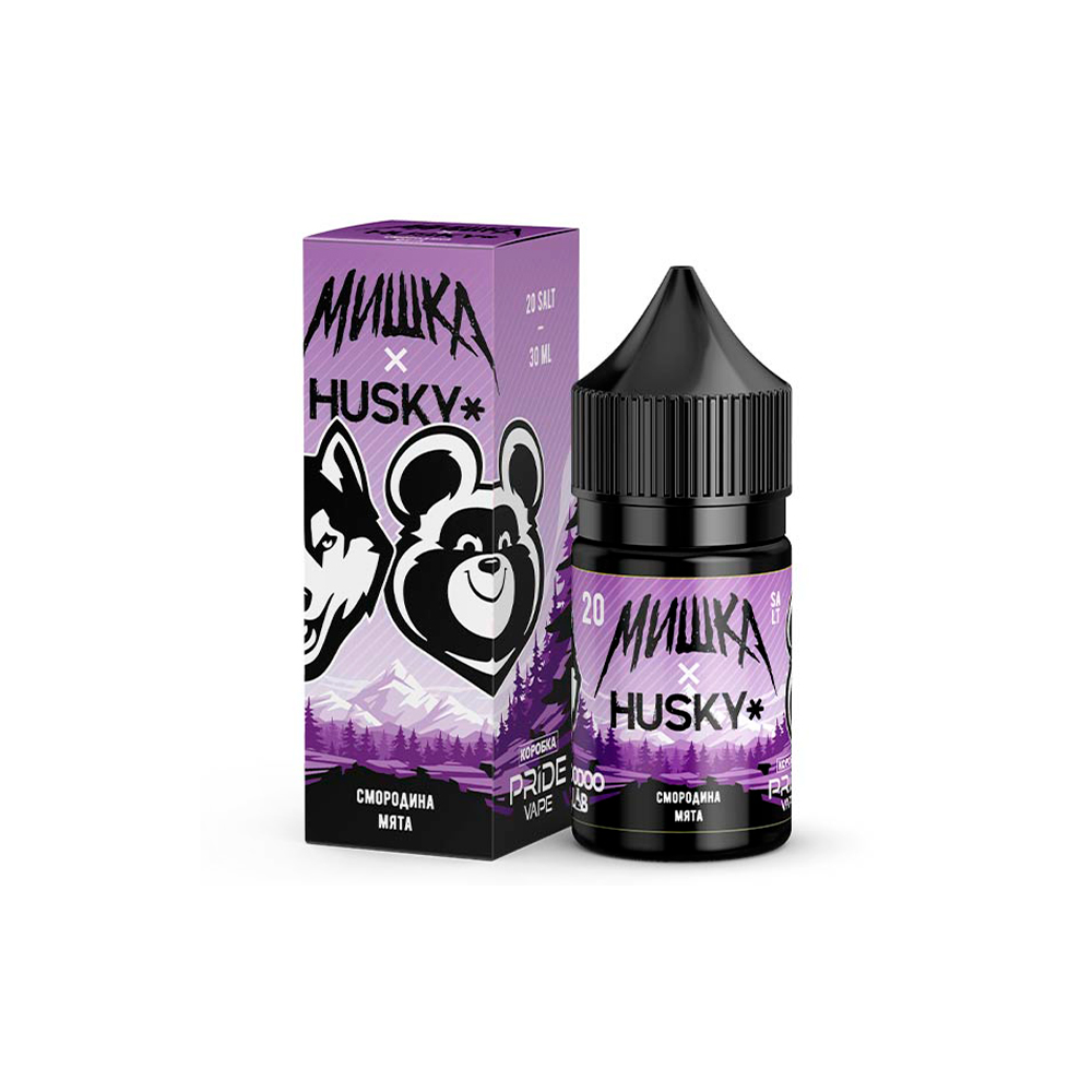 Мишка x Husky salt (смородина/мята) 20mg M