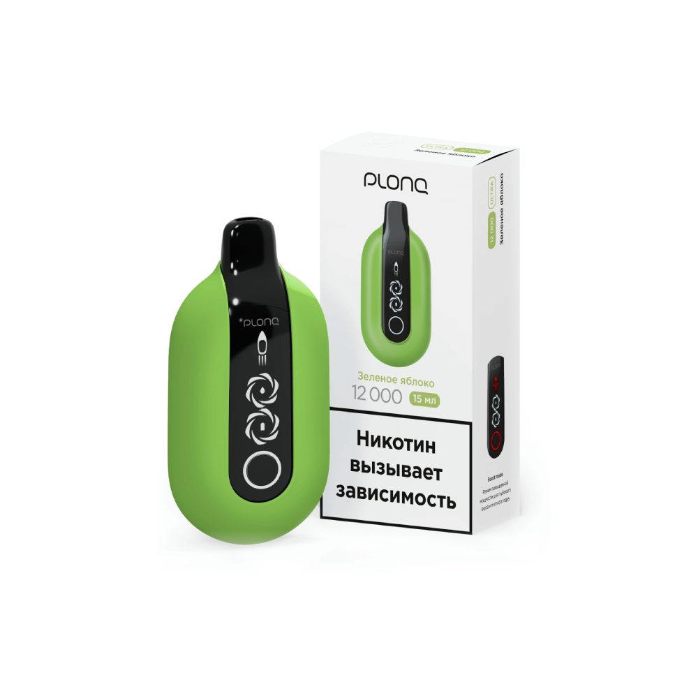 Plonq Ultra 12000 (зеленое яблоко) M