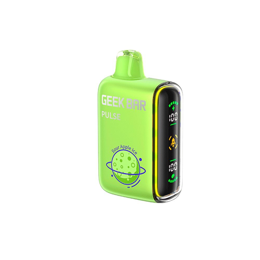 Geekbar Pulse 12000 (кислое яблоко/лед) M