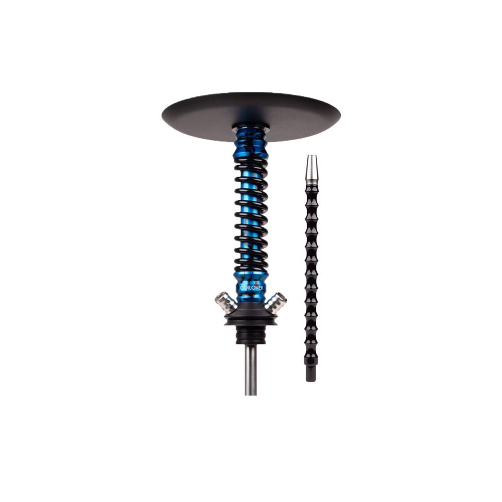 Кальян Mamay Customs Coilovers Mini Anod (синий сплеш/черный)