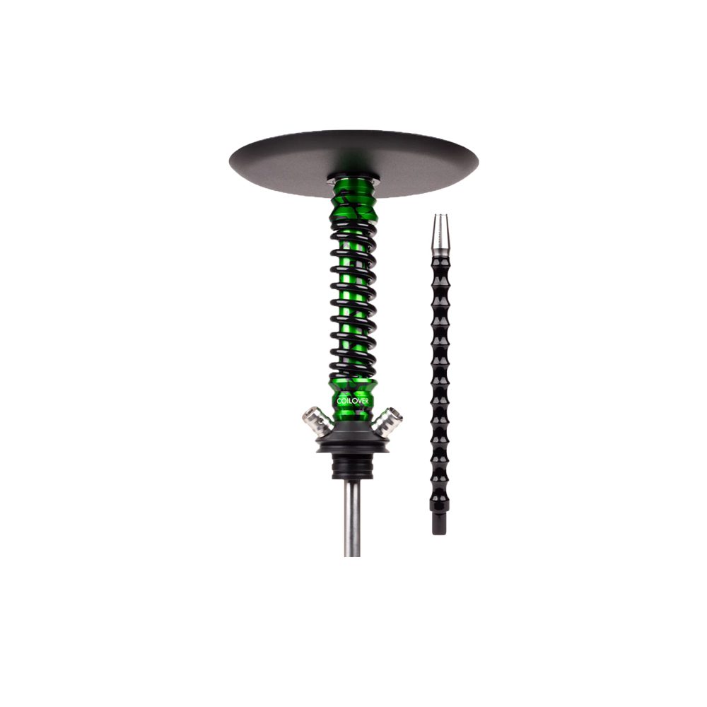 Кальян Mamay Customs Coilovers Mini Anod (зеленый сплеш/черный)