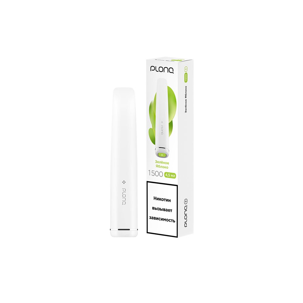 Plonq Plus 1500 (зеленое яблоко) M